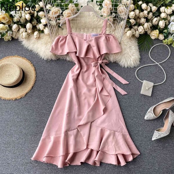 neploe dress women v neck off shoulder short sleeve party dresses summer vestidos elegant lace up slim waist robe 210422, Black;gray
neploe dress women v neck off shoulder short sleeve party dresses summer vestidos elegant lace up slim waist robe 210422, Black;gray