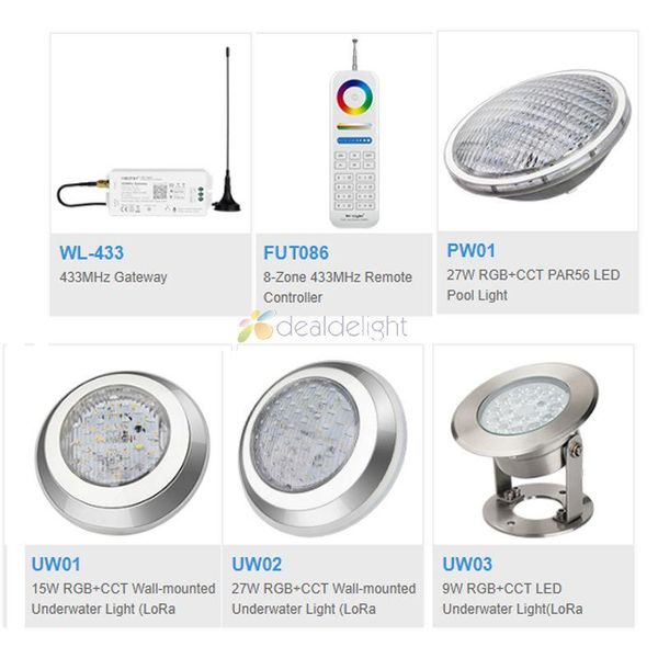 milight 9w 15w 27w ip68 underwater light rgb+cct lamp wall-mounted 56 led pool 433mhz floodlights
milight 9w 15w 27w ip68 underwater light rgb+cct lamp wall-mounted 56 led pool 433mhz floodlights
