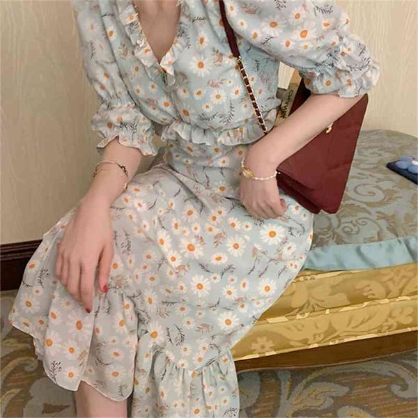 summer dress korean women v-neck high waist floral for casual temperament long es solid vestidos 14467 210510, Black;gray
summer dress korean women v-neck high waist floral for casual temperament long es solid vestidos 14467 210510, Black;gray