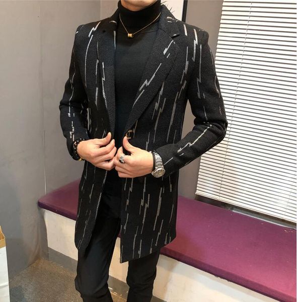men's wool & blends korean slim long sleeve windbreaker british wind coat hair stylist casual m-3xl twox, Black
men's wool & blends korean slim long sleeve windbreaker british wind coat hair stylist casual m-3xl twox, Black