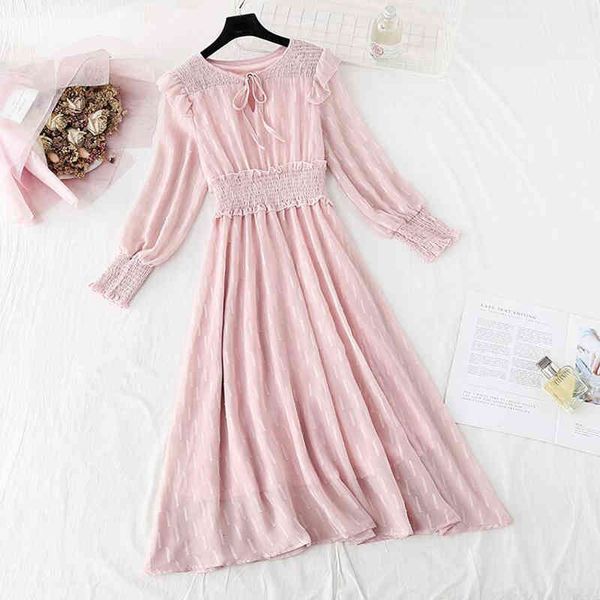 dresses spring summer vintage chiffon midi solid sweet ruffles es elegant women party long sleeve vestidos, Black;gray
dresses spring summer vintage chiffon midi solid sweet ruffles es elegant women party long sleeve vestidos, Black;gray