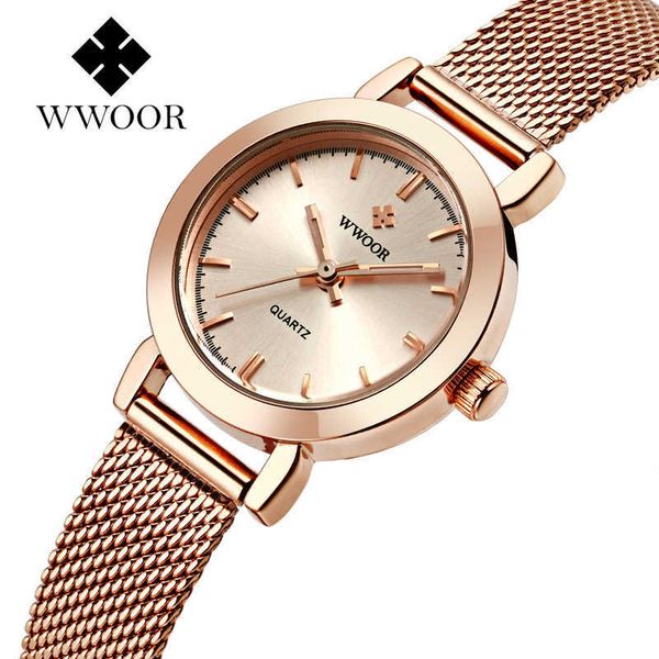 wwoor brand luxury fashion rose gold women watches dress casual mesh strap quartz watch gifts for women clock montre femme 210527, Slivery;brown
wwoor brand luxury fashion rose gold women watches dress casual mesh strap quartz watch gifts for women clock montre femme 210527, Slivery;brown