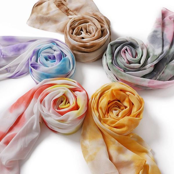 scarves charmgo summer brand designer tie-dye printed chiffon hijab scarf women muslim shawl bandana turban style, Blue;gray
scarves charmgo summer brand designer tie-dye printed chiffon hijab scarf women muslim shawl bandana turban style, Blue;gray