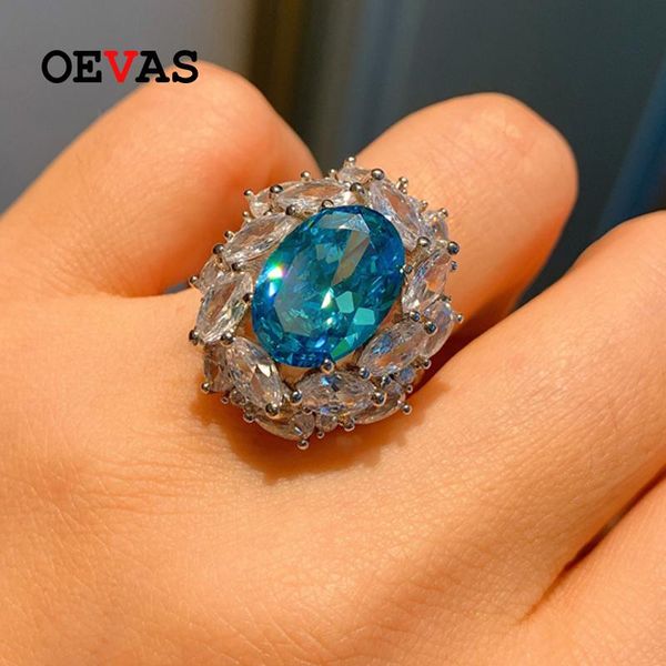 cluster rings oevas 100% 925 sterling silver 10*14mm aquamarine egg high carbon diamond radiant cut for women sparkling fine jewelry, Golden;silver
cluster rings oevas 100% 925 sterling silver 10*14mm aquamarine egg high carbon diamond radiant cut for women sparkling fine jewelry, Golden;silver