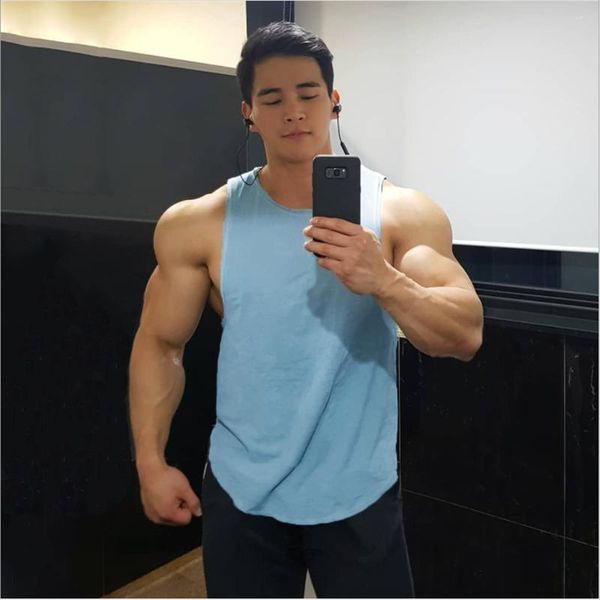 men' tank brand gym clothing cotton bodybuilding stringer men fitness shirt muscle guys sleeveless vest tanktop, White;black
men' tank brand gym clothing cotton bodybuilding stringer men fitness shirt muscle guys sleeveless vest tanktop, White;black