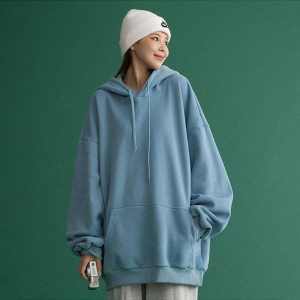 women's hoodies & sweatshirts oversized hoodie women autumn winter cotton hooded solid color loose streetwear pullover kpop clothes stu, Black
women's hoodies & sweatshirts oversized hoodie women autumn winter cotton hooded solid color loose streetwear pullover kpop clothes stu, Black
