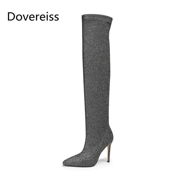 boots dovereiss fashion women's shoes winter concise red burgundy stilettos heels slip on over the knee 34-42, Black
boots dovereiss fashion women's shoes winter concise red burgundy stilettos heels slip on over the knee 34-42, Black