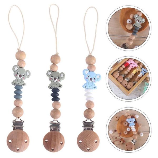 pacifiers# 3pcs silicone durable bear decor teeth soother pacifier chain strap clip for infant
pacifiers# 3pcs silicone durable bear decor teeth soother pacifier chain strap clip for infant
