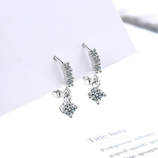 stud foxanry prevent allergy 925 sterling silver earring charm women trendy elegant sparkling zircon birthday party jewelry gift, Golden;silver
stud foxanry prevent allergy 925 sterling silver earring charm women trendy elegant sparkling zircon birthday party jewelry gift, Golden;silver