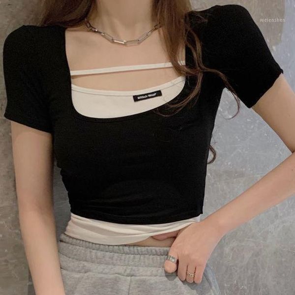 short-sleeved women 2021 short t-shirt summer fashion sports breathable yoga go out street trend clothes outfit
short-sleeved women 2021 short t-shirt summer fashion sports breathable yoga go out street trend clothes outfit