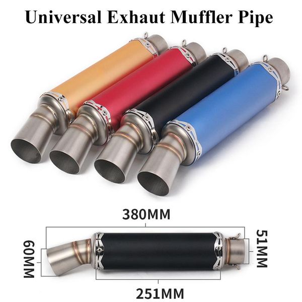 motorcycle exhaust system motorcycel 38-51mm universal muffler pipe tips piep tail tube scooter modified escape
motorcycle exhaust system motorcycel 38-51mm universal muffler pipe tips piep tail tube scooter modified escape