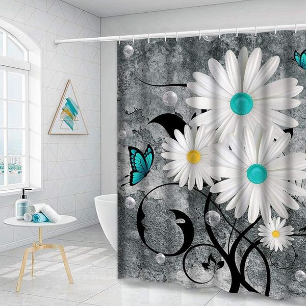 shower curtains floral butterfly curtain white daisy for bathroom farmhouse rustic with 12 hooks
shower curtains floral butterfly curtain white daisy for bathroom farmhouse rustic with 12 hooks