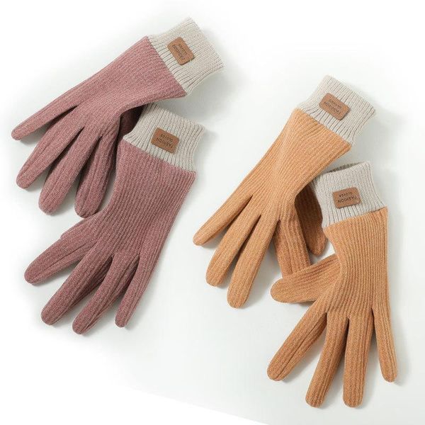 five fingers gloves 2021european andamerican winter warm women' glovesplush touch screen lovelysplit finger outdoor sports riding, Blue;gray
five fingers gloves 2021european andamerican winter warm women' glovesplush touch screen lovelysplit finger outdoor sports riding, Blue;gray