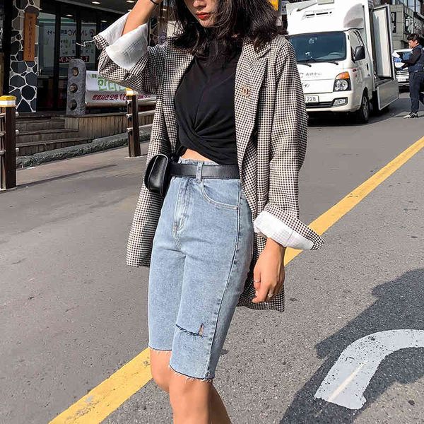 summer casual women jeans stretch high waist blue denim shorts female pockets tassel midi for 210421, White;black
summer casual women jeans stretch high waist blue denim shorts female pockets tassel midi for 210421, White;black