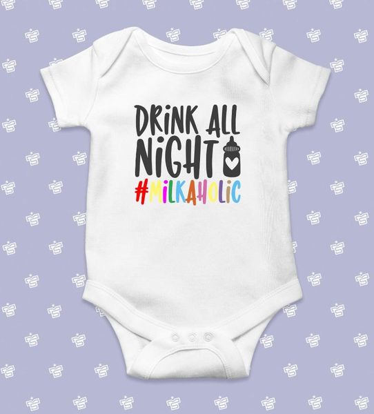 rompers baby girl clothes drink all night milkaholic funny grow body suit babygrow boys bodysuit, Blue
rompers baby girl clothes drink all night milkaholic funny grow body suit babygrow boys bodysuit, Blue