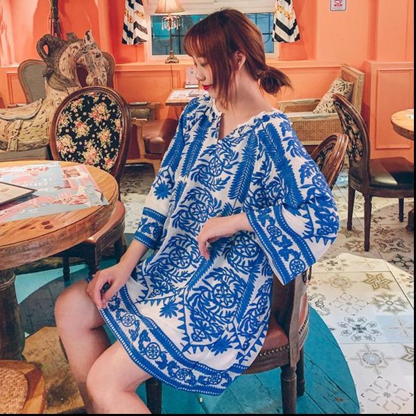 summer korean fashion bohemian women dresses beach loose large size water soluble lace embroidery tassel mini, Black;gray
summer korean fashion bohemian women dresses beach loose large size water soluble lace embroidery tassel mini, Black;gray