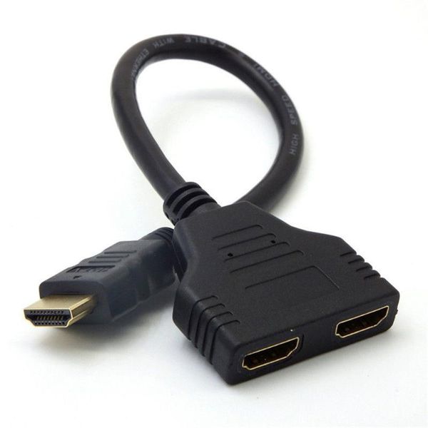 audio cables & connectors 1080p 2 port splitter 1 in out male to female adapter converter video cable switch for pc display
audio cables & connectors 1080p 2 port splitter 1 in out male to female adapter converter video cable switch for pc display