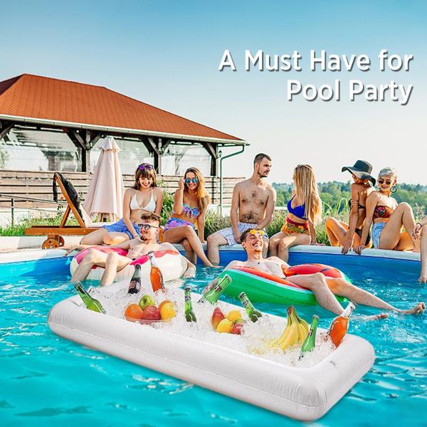 pool & accessories inflatable ice serving buffet bar w/ drain plug salad drinks cooler food fruit containers floating tray bbq party supplie
pool & accessories inflatable ice serving buffet bar w/ drain plug salad drinks cooler food fruit containers floating tray bbq party supplie
