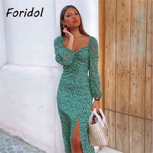vintage long sleeve green print dress spring autumn side slit maxi leaf boho vestidos french women 210427, Black;gray
vintage long sleeve green print dress spring autumn side slit maxi leaf boho vestidos french women 210427, Black;gray