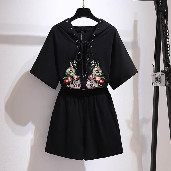 women's tracksuits 150kg plus size summer hooded embroidery wide-leg shorts bust 160cm 6xl 7xl 8xl 9xl 10xl short-sleeved casual suit, Gray
women's tracksuits 150kg plus size summer hooded embroidery wide-leg shorts bust 160cm 6xl 7xl 8xl 9xl 10xl short-sleeved casual suit, Gray