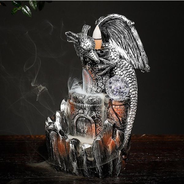 fragrance lamps 1pc resin backflow incense burner pterosaur led lamp aroma stove creative reflux smoke furnace chic censer
fragrance lamps 1pc resin backflow incense burner pterosaur led lamp aroma stove creative reflux smoke furnace chic censer
