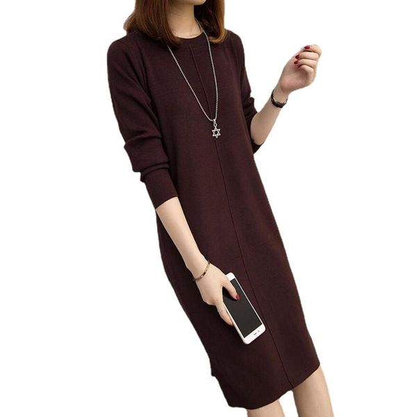 casual dresses 2021 autumn winter knitted woman dress vintage elegant warm long sleeve slim sweater, Black;gray
casual dresses 2021 autumn winter knitted woman dress vintage elegant warm long sleeve slim sweater, Black;gray