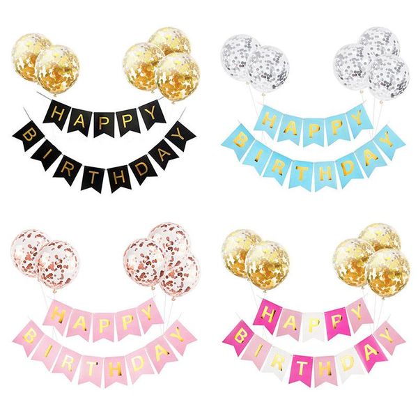 party decoration 6pcs/set happy birthday letter banner garland with confetti latex balloons boy girl kids baby shower
party decoration 6pcs/set happy birthday letter banner garland with confetti latex balloons boy girl kids baby shower