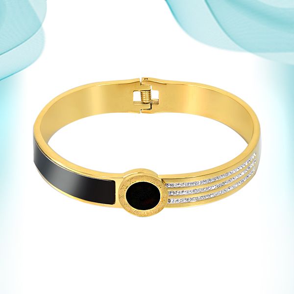 2021 fashion roman numerals inlaid black shell titanium steel bangle women men new trendy simple style personalized gloosy natural stone bra
2021 fashion roman numerals inlaid black shell titanium steel bangle women men new trendy simple style personalized gloosy natural stone bra