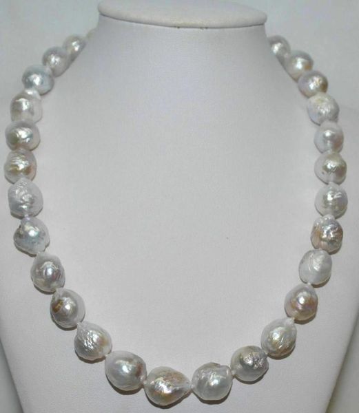 chains hand knotted necklace 11-13mm white classic baroque freshwater pearl 45cm fashion jewelry, Silver
chains hand knotted necklace 11-13mm white classic baroque freshwater pearl 45cm fashion jewelry, Silver