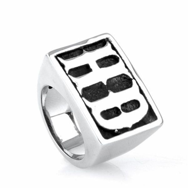 cluster rings mens boys jewelry cool punk black silver color tone initial letter mortorcycle signet 316l stainless steel ring, Golden;silver
cluster rings mens boys jewelry cool punk black silver color tone initial letter mortorcycle signet 316l stainless steel ring, Golden;silver