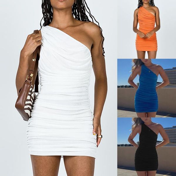 casual dresses 2021elegant sleeveless women inclined shoulder female minidress diagonal collar solid color strapless dress, Black;gray
casual dresses 2021elegant sleeveless women inclined shoulder female minidress diagonal collar solid color strapless dress, Black;gray