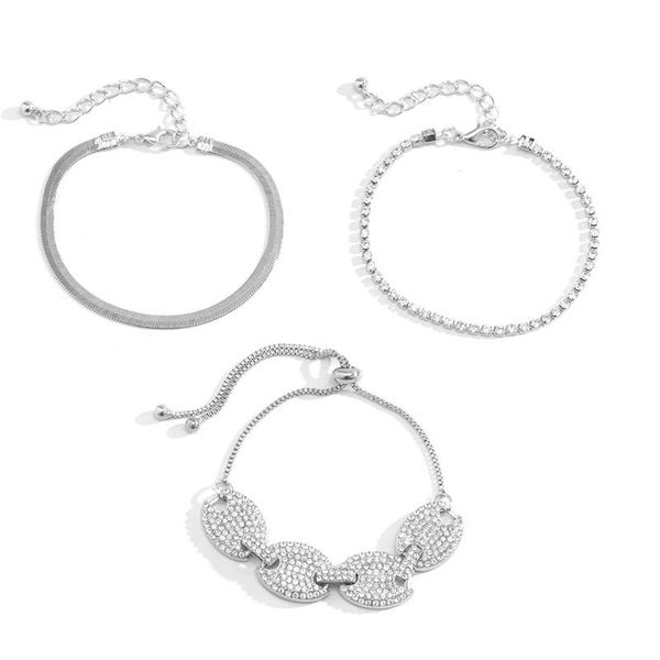 3pcs/set all-match simple multilayer alloy women rhinestone shiny bangle bracelets jewelry accessories gifts set charm 1836 q2, Golden;silver
3pcs/set all-match simple multilayer alloy women rhinestone shiny bangle bracelets jewelry accessories gifts set charm 1836 q2, Golden;silver
