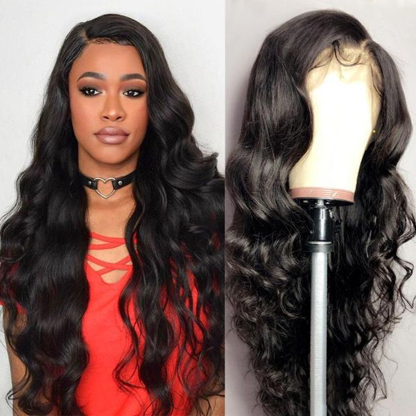 inch body wave 13x4 lace front human hair wigs pre plucked baby brazilian frontal wig black women 180%, Black;brown
inch body wave 13x4 lace front human hair wigs pre plucked baby brazilian frontal wig black women 180%, Black;brown