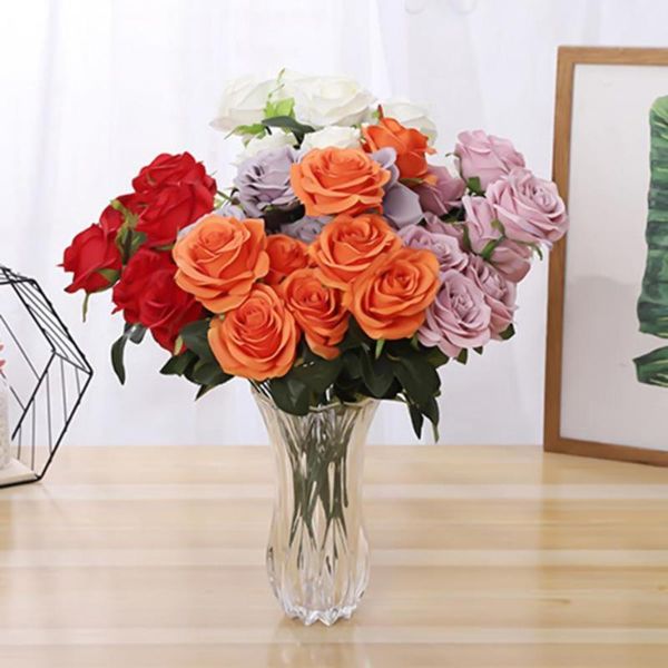 decorative flowers & wreaths simulation flower realistic looking eye-catching faux silk 10 heads artificial rose for home
decorative flowers & wreaths simulation flower realistic looking eye-catching faux silk 10 heads artificial rose for home