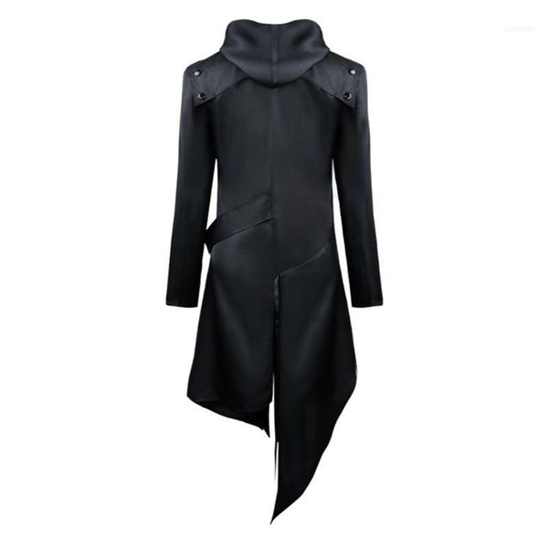 men's jackets men gothic long sleeve hooded jacket for halloween cosplay vintage costume1, Black;brown
men's jackets men gothic long sleeve hooded jacket for halloween cosplay vintage costume1, Black;brown