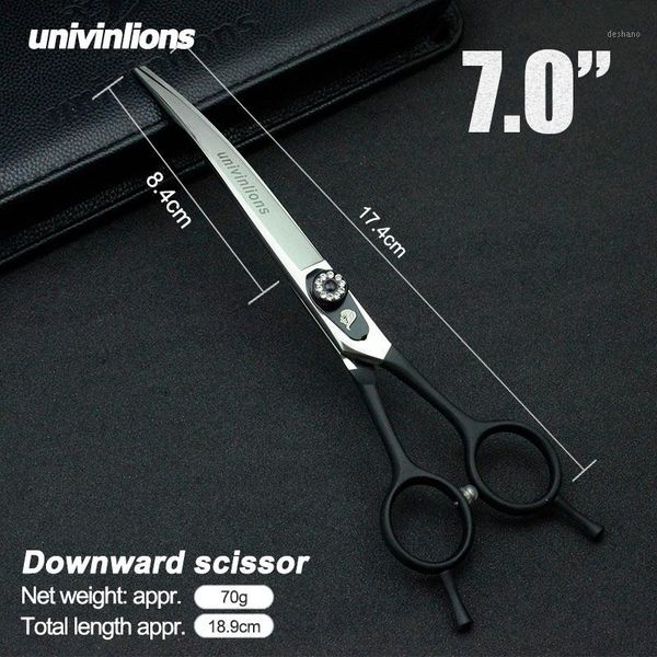 7" down curved shears pet dogs gromming scissors sharp edge animals cat downward cutting stainless steel barber tools1
7" down curved shears pet dogs gromming scissors sharp edge animals cat downward cutting stainless steel barber tools1
