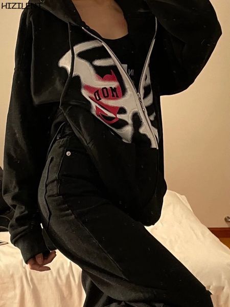 female sweatshirts y2k aesthetic gothic grunge zip up long sleeve hoodie coat autumn winter vintage harajuku clothes hoodies wy27924, Black
female sweatshirts y2k aesthetic gothic grunge zip up long sleeve hoodie coat autumn winter vintage harajuku clothes hoodies wy27924, Black