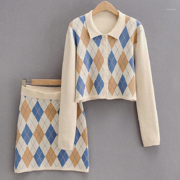 european and american retro college style lingge long sleeve knitted cardigan sweater high waisted buttock skirt short sui women's trac, Gray
european and american retro college style lingge long sleeve knitted cardigan sweater high waisted buttock skirt short sui women's trac, Gray
