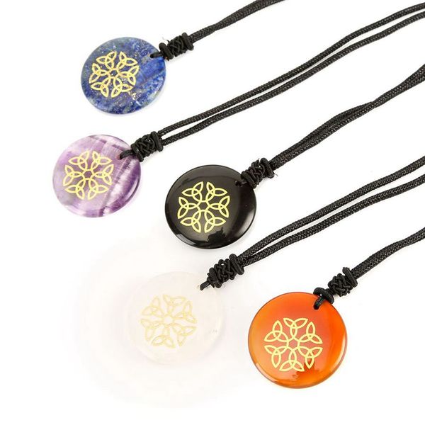 natural stone engraved triqueta pattern charm fashion pendant necklace europe america reiki symbol crystal jewelry amethyst rose quartz opal, Silver
natural stone engraved triqueta pattern charm fashion pendant necklace europe america reiki symbol crystal jewelry amethyst rose quartz opal, Silver