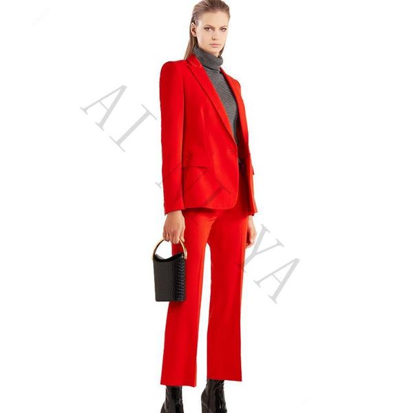 elegant pants suits blazer two piece set jacket & pant womens business slim fit female office uniform custom women's, White
elegant pants suits blazer two piece set jacket & pant womens business slim fit female office uniform custom women's, White
