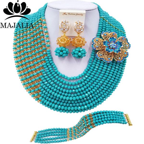 earrings & necklace majalia fashion classic nigeria wedding african beads jewelry set aqua blue crystal bridal sets 10cz008, Silver
earrings & necklace majalia fashion classic nigeria wedding african beads jewelry set aqua blue crystal bridal sets 10cz008, Silver