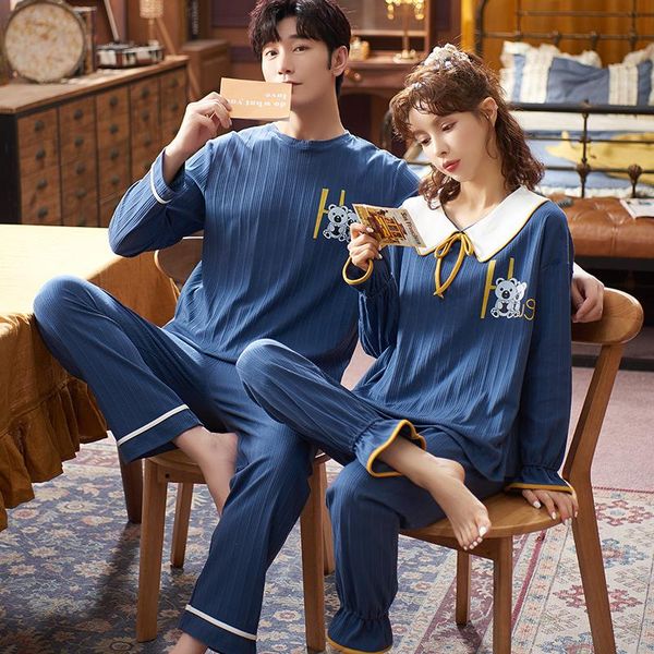 men's sleepwear winter oversized blue long sleeve couple pajamas set men women cute cartoon cotton homewear sweet bows women's, Black;brown
men's sleepwear winter oversized blue long sleeve couple pajamas set men women cute cartoon cotton homewear sweet bows women's, Black;brown