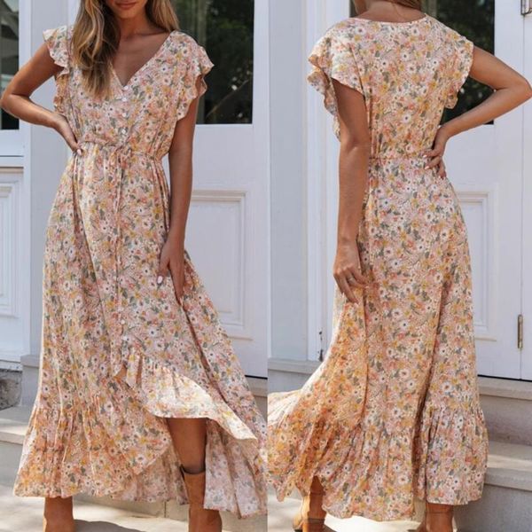 casual dresses ruffle floral print women dress bohemian v neck irregular hem maxi streetwear plus size 2021 fashion beach, Black;gray
casual dresses ruffle floral print women dress bohemian v neck irregular hem maxi streetwear plus size 2021 fashion beach, Black;gray