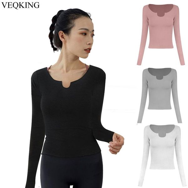 yoga outfit veqking v-neck women's sports fitness running jogging seamless long sleeve gym shirt female workout t-shirt
yoga outfit veqking v-neck women's sports fitness running jogging seamless long sleeve gym shirt female workout t-shirt
