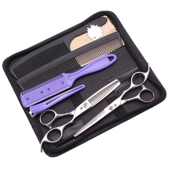 hair scissors with red diamond 6" purple dragon japan 440c razor cutting comb beauty thinning 2003#
hair scissors with red diamond 6" purple dragon japan 440c razor cutting comb beauty thinning 2003#