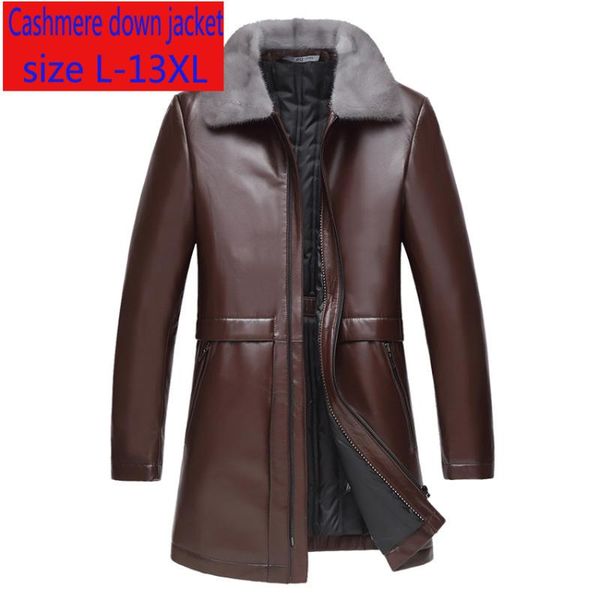 men's leather & faux super large luxury winter men long sheep skin coat mink collar down jacket thick casual plus size l-10xl11xl, Black
men's leather & faux super large luxury winter men long sheep skin coat mink collar down jacket thick casual plus size l-10xl11xl, Black
