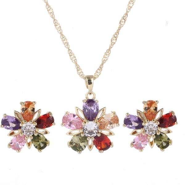 fashion necklaces for woman christmas gift 925 sterling silver jewelry sets multicolor crystal necklace + earrings
fashion necklaces for woman christmas gift 925 sterling silver jewelry sets multicolor crystal necklace + earrings