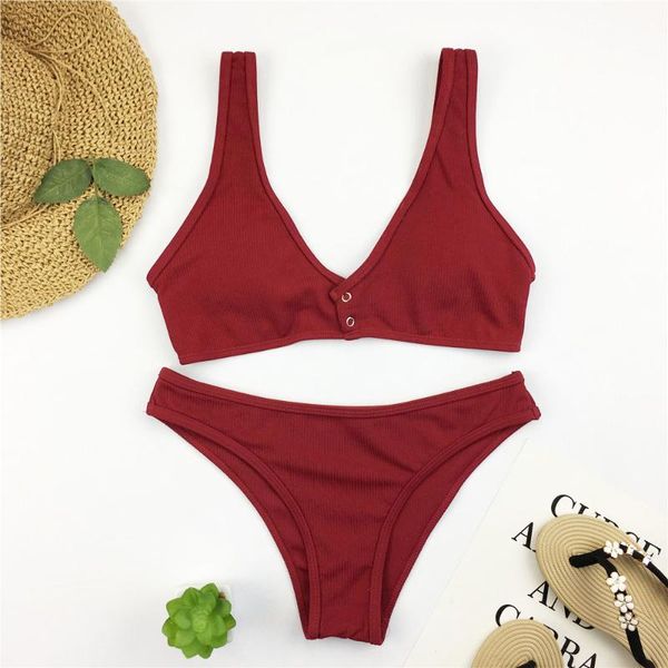 women's swimwear button bikini set solid women micro swimsuit brazilian biquini striped fabric bikinis pads bathing suit maillot de bai, White;black
women's swimwear button bikini set solid women micro swimsuit brazilian biquini striped fabric bikinis pads bathing suit maillot de bai, White;black
