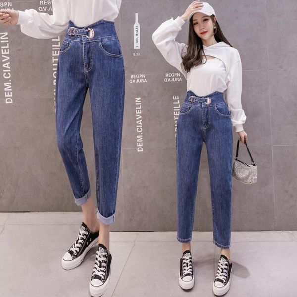 high waist jeans woman plus size street style denim pants with belt cotton loose coated vintage boyfriend blue harem 2021 women's
high waist jeans woman plus size street style denim pants with belt cotton loose coated vintage boyfriend blue harem 2021 women's