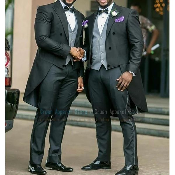 men's suits & blazers tailor-made charcoal classic morning suit 3pcs slim fit prom wedding man groom tuxedo jacket vest pants tailcoat, White;black
men's suits & blazers tailor-made charcoal classic morning suit 3pcs slim fit prom wedding man groom tuxedo jacket vest pants tailcoat, White;black
